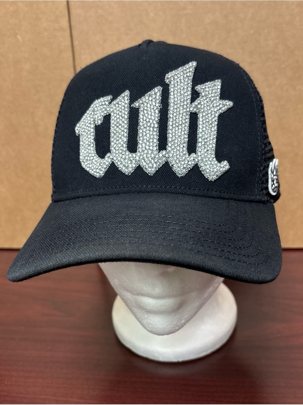 Cult of Individuality Crystals Mesh Back Trucker Hat Cap SnapBack Adjustable